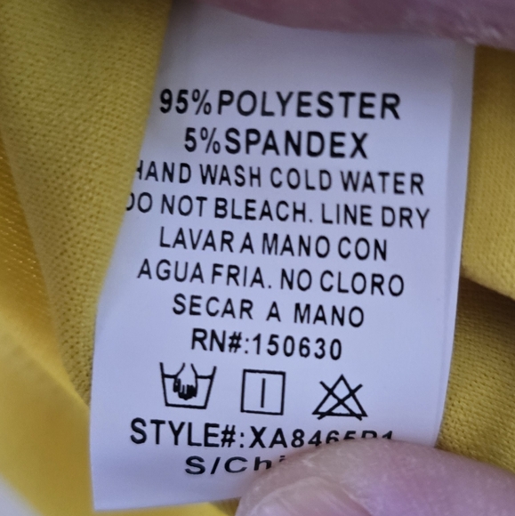 PARADISO Citrus Yellow Bling Blouse - Picture 2 of 8